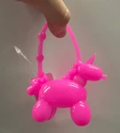 Bath & Body Works Pink Unicorn Balloon Animal Pocketbac Sanitizer Holder Htf. Fixed Price $9.99.
