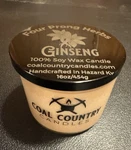 Ginseng Scented Candle 16 Oz. 3 Wick By Four Prong Herbs. Fixed Price $29.99.