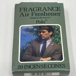 Vintage Scentex Of 20 Incense Cones Fragrance Air Freshener Polo 1988 #FAC-6. Fixed Price $10.29.