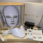 Led Beauty Mask Light Therapy Adjustable For Face Neck Whitening Anti-aging. Fixed Price $45.00.