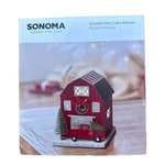 Sonoma Scented Waxcube Waarmer Electric New In Box Christmas Barn Theme. Fixed Price $15.00.