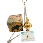 Brass Burning Hanging Censer, Charcoal Incense Burner With Tong- Cen.... Fixed Price $40.82.