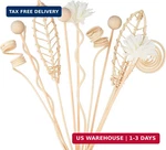 Reed Diffuser Stick,wutaobon 12PCS 10INCH Natural Rattan Flower Fragrance. Fixed Price $17.23.