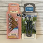 Yankee Candle Car Vent Sticks Air Freshener Pink Sands & Clean Cotton Lot Of 2. Fixed Price $12.99.