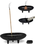 Cast Iron Incense Burner 4" 2" H, Ideal For Smudging, Black. Fixed Price $10.25.