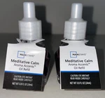 2 Mainstays Meditative Calm Aroma Accents Fragrance Plug Oil Refills. Fixed Price $11.99.
