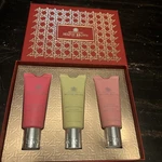 Set Of 3 Molton Hand Cream Fiery Pink Pepper Orange Bergamot Delicious Rose Box. Fixed Price $29.99.