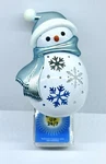 Bath & Body Works Wallflower Fragrance Plug Snowman With Snowflakes Nightlight. Fixed Price $24.99.