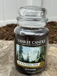Yankee Candle Mountain Pine 22 Oz Jar Rare Retired New White Label. Fixed Price $54.95.