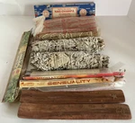 2 Sage Sticks, 100S Incense & Holders Whole Collection. Fixed Price $22.95.