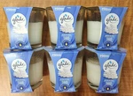 6 New Glade Clean Linen Candles 3.4 Ounces Jar Candle, Hours Of Use Each.. Fixed Price $29.99.