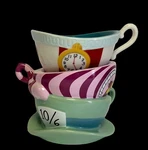 New Scentsy Alice Wonderland Wax Warmer Disney Teacups Nib No Melts Included. Fixed Price $119.95.
