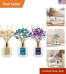 Reed Diffuser Set Of 3,CLEAN Linen Ocean Mist&sea Salt Lavender Eucalyptus Oi.... Fixed Price $39.37.
