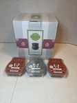 Scentsy Classic Satin Black Wax Warmer Full Sz Brand New Box, Plus 3. Fixed Price $59.99.