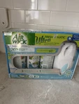 Air Wick Freshmatic Ultra Automatic Spray Starter Kit In The Waters Scent. Fixed Price $53.90.
