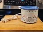 Vintage 1988 Rival Electric Potpourri Crock 3206 Floral Simmer Cottage Core. Fixed Price $24.95.