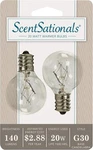 Pack Scentsationals 20 Watt Wax Warmer Light Bulbs - G30. Fixed Price $11.89.