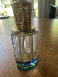 La-tee-da Marquis Facet Crystal Lattice Gold Home Effusion Fragrance Lamp. Fixed Price $45.00.