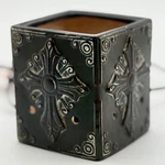Scentsy Gothic Cross Electric Wax Warmer 19262 Dark Bronze Ceramic 25W Square. Fixed Price $16.41.