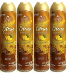 4PK S.c.johnson Glade Air Freshener Spray Sparkling Citrus Sunrise Elimina Odors. Fixed Price $38.99.