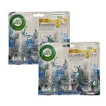 Air Wick Essential Oil Fresh Waters Scented Fragrance Total 6 Refills Plug In. Fixed Price $21.99.