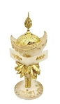 Premium Bakhoor Burner Gold/white Elegant Decorative Incense Candle Holder. Fixed Price $39.99.