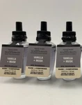 Bath & Body Works Wallflowers Vanilla Musk Fragrance Refill Bulbs S/ 3 #2010C. Fixed Price $30.27.