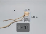 Car Air Fershner, Diffuser, Hanging Freshener, Scented. Fixed Price $7.85.
