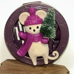 Nwt Bath Body Works Bbw Car Fragrance Vent Visor Clip Nora Mouse Christmas Tree. Fixed Price $9.95.