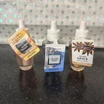 3 Bath Body Works Scent Refill Bulb Kitchen Spice, Island Reef, Honey Suckle. Fixed Price $15.00.