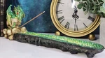 Ebros Green Dragon Skull Stick Incense Burner 10.75" Length Functional Decor. Fixed Price $22.99.