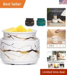 Fragrance Wax Melter Elegant Ceramic Design For Home & Office Freshness. Fixed Price $43.19.