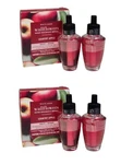 4 X Bath & Body Works Country Apple Wallflower Fragrance Refill Bulbs. Fixed Price $23.99.