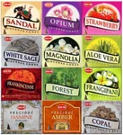 12 Assorted Boxes Of Incense Cones Natural Fragrance For Aromatic Rooms Med. Fixed Price $17.93.