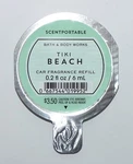 1 New Bath & Body Works Tiki Beach Scentportable Fragrance Car Refill Freshener. Fixed Price $9.99.