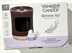 Yankee Candle Serene Air Portable Diffuser Peaceful Lavender Sea Salt Waterless. Fixed Price $58.99.