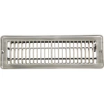Home Impressions 2-1/4 In. X 12 Satin Nickel Steel Floor Register. Fixed Price $16.21.