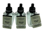 New 3 Bath & Body Works White Tea Sage Home Wallflowers Refills Bulbs 0.8 Oz. Fixed Price $19.95.