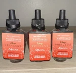 Bath & Body Works Disney Princess Moana Wallflower Fragrance Refill Set Of 3. Fixed Price $29.99.