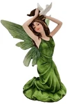 Ice Armor 7" Green Fairy With Dove Figurine Statue Sculpture Ornament.... Fixed Price $29.99.