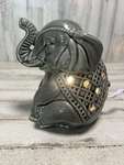 Rimports Better Homes & Gardens Accent Wax Warmer Gray Elephant Trunk Up Euc. Fixed Price $18.99.