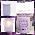 Scentsy Mother (day) Love Warmer Purple Frost Glass Jar New Endures All. Fixed Price $60.94.