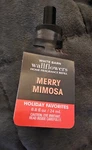 Bath & Body Works White Barn Merry Mimosa Wallflower Plug In Refill 0.8 Oz. Fixed Price $6.99.