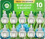 Plug In Scented Oil Refill, 10CT, Blue Agave And Bamboo, Air Freshener, Essentia. Fixed Price $46.91.