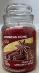 American Home By Yankee Candle 19OZ Sparkling Cinnamon Spice Wick Glass. Fixed Price $28.95.