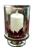 Lknew Pillar Candle W/ Red Leaves Wallflower Nightlight Plug Bath & Body Works. Fixed Price $8.20.