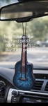 Driven By Refresh Titanium Rain Guitar Car Air Freshener Blue Camouflage. Fixed Price $5.00.