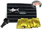 F15 Mako Shark Fish Pewter Design Car Air Vent Clip-on Freshener With Scent. Fixed Price $14.72.
