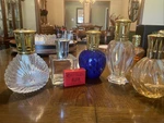 5 Fragrance Oil Lamps Assorted Styles 4 Are Lampe Berger & 1 Unmarked. Fixed Price $99.00.