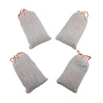 4 Pack Squared Away Small Cedar Sachets - Repels Odor And Moisture In Closet. Fixed Price $12.00.